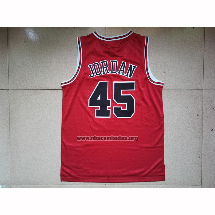Camiseta Chicago Bulls Michael Jordan NO 23 Mitchell & Ness 1994-95 Rojo
